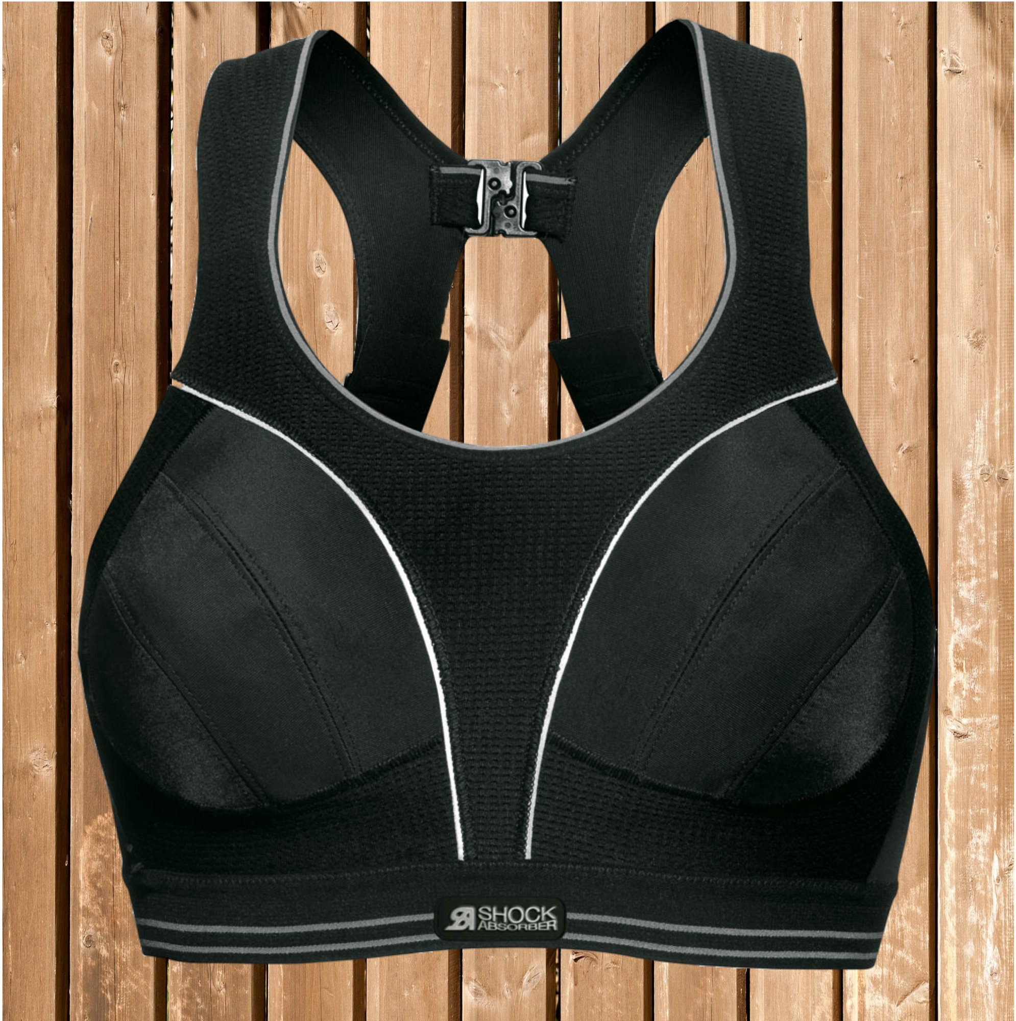 Shock Absorber Ultimate Run Bra, schwarz